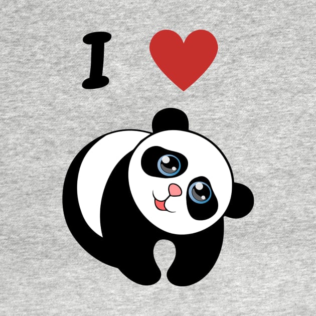 I love Pandas by Simple D.